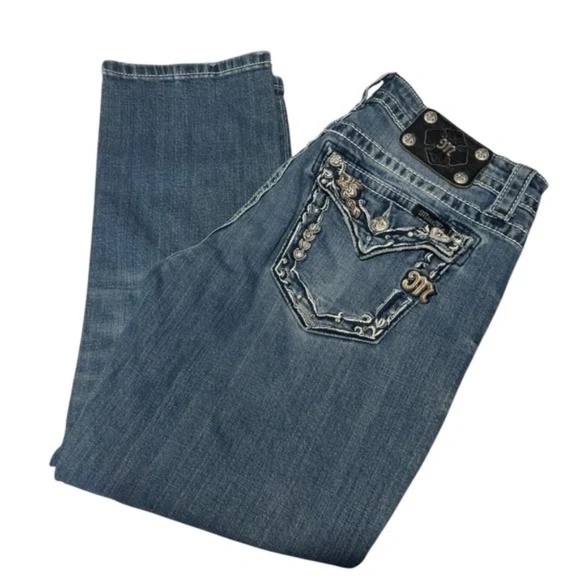 Miss Me Pants - MISS ME - Jb55o1p2 Boyfriend Capri Jeans size 27